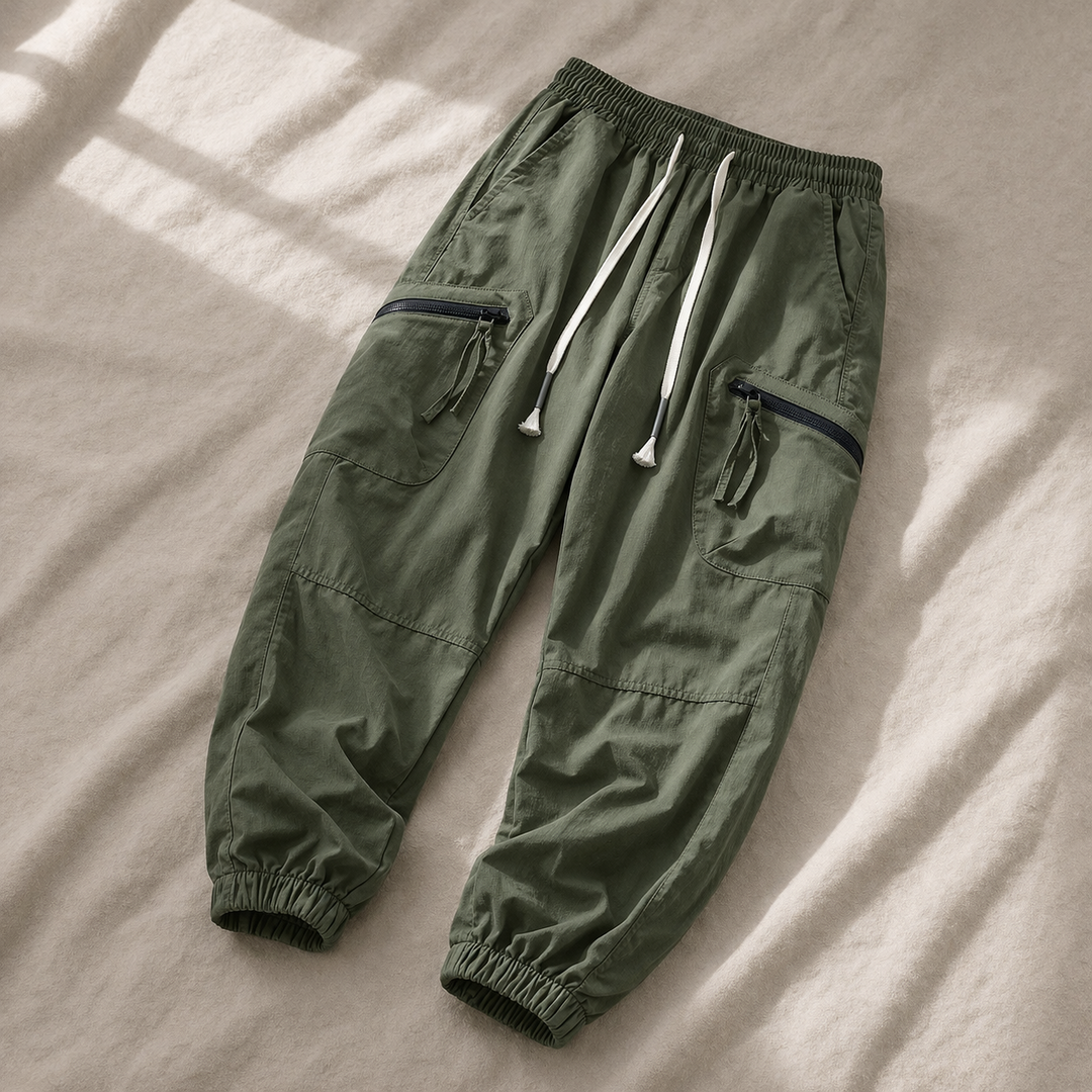 Cazel | Pantalon cargo décontracté avec cordon de serrage