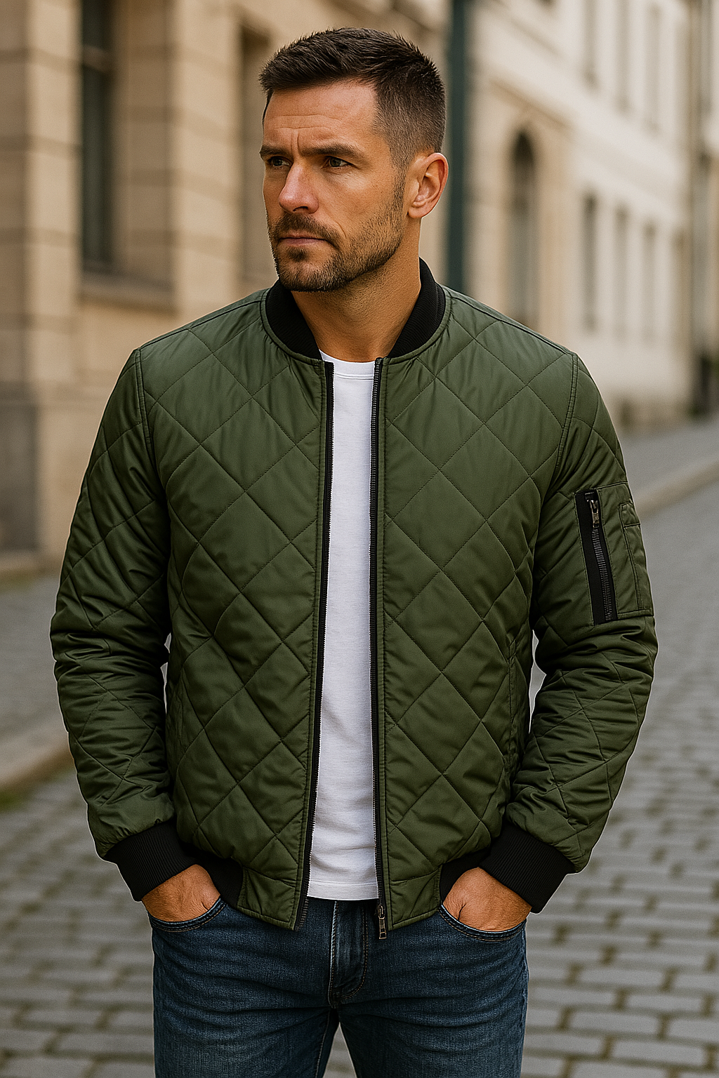 Lenoir™ | Veste en coton à motif losange