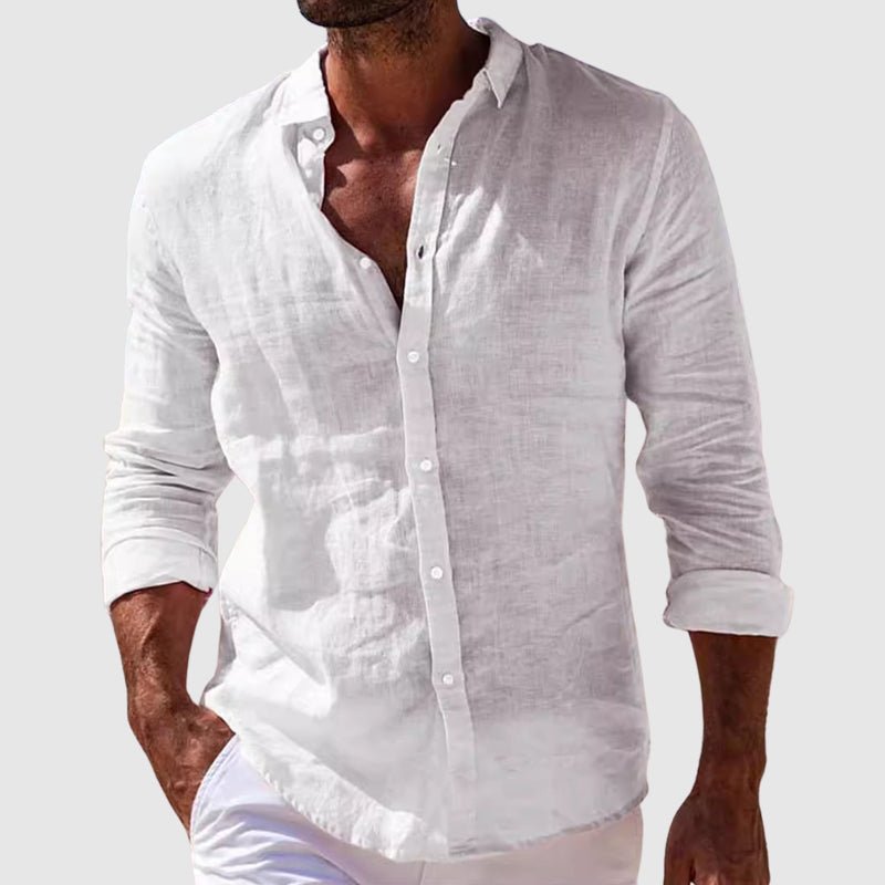 Cazel | Chemise élégante en lin au style côtier