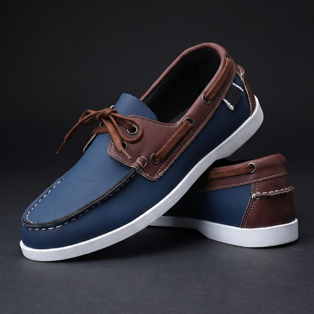 Cazel | Chaussures bateau à lacets sur le devant