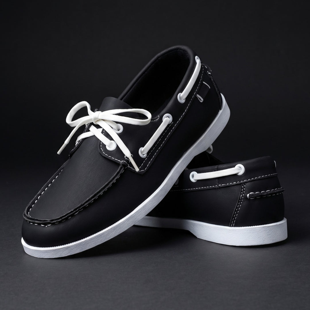 Cazel | Chaussures bateau à lacets sur le devant