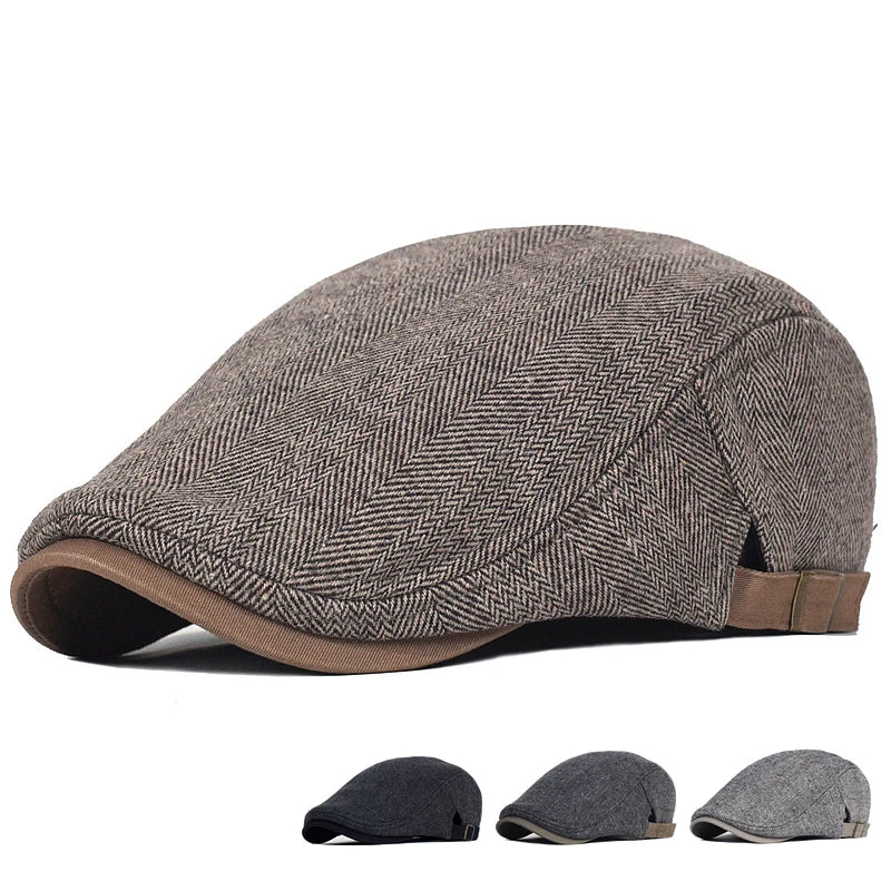 Cazel | Casquette Moderne pour Hommes avec Motif Chevron
