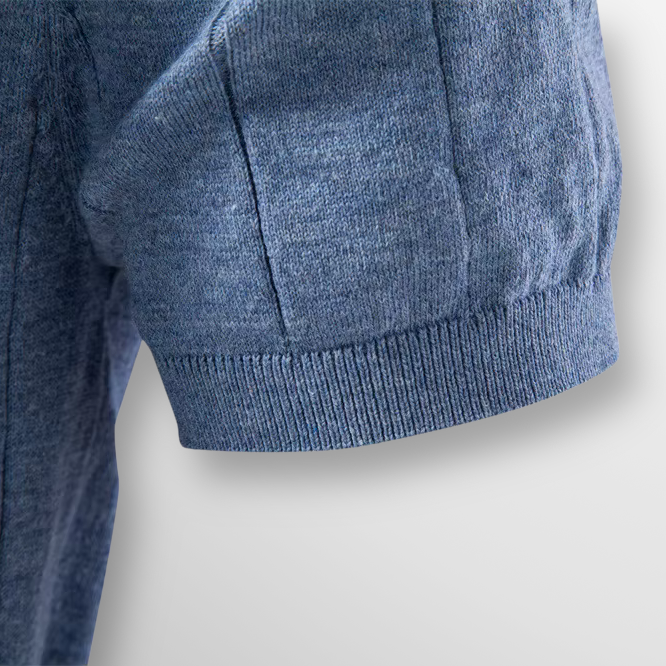 Cazel | T-shirt luxueux côtelé pour homme