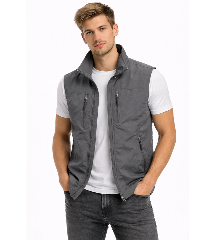 Cazel | Gilet zippé d’extérieur pour homme
