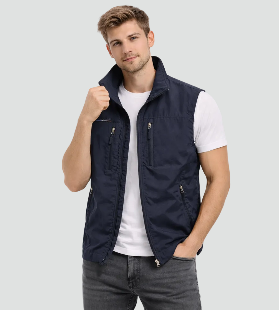 Cazel | Gilet zippé d’extérieur pour homme