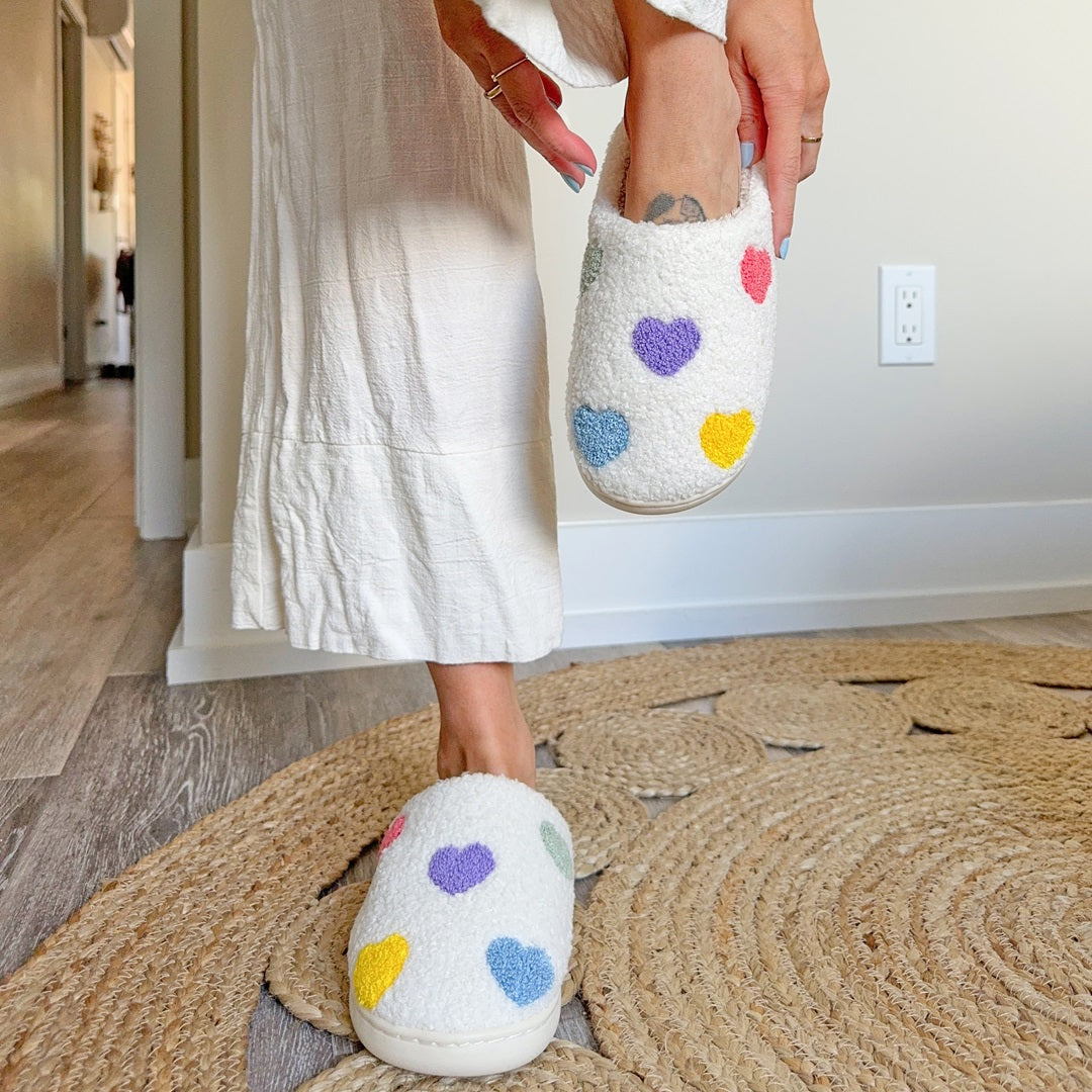 Cazel | Colourful Heart Slippers