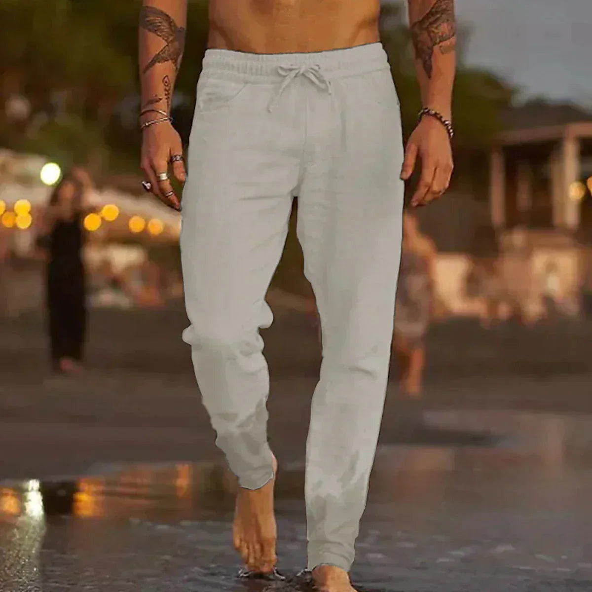 Cazel | Pantalon de plage en lin