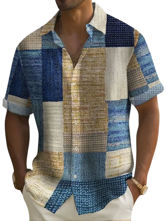 Cazel | Chemise élégante à manches courtes