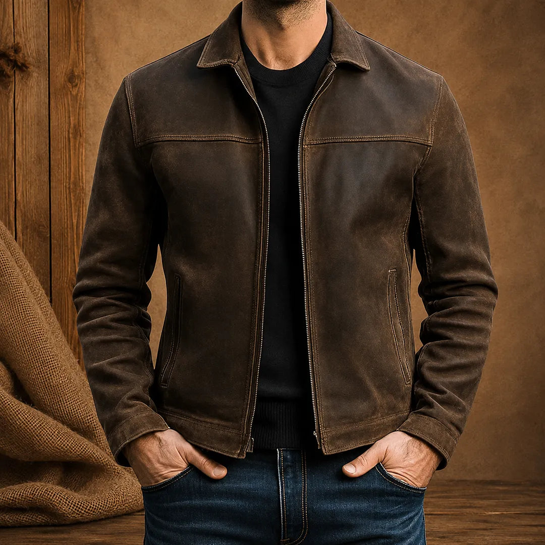 Cazel | Veste légère à col montant avec fermeture éclair