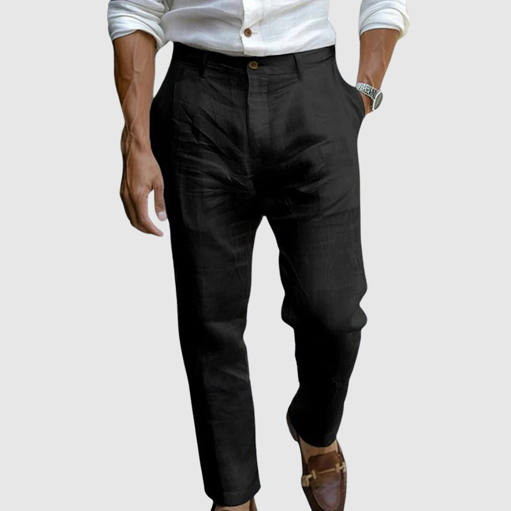 Lenoir™ | Pantalon en lin de luxe