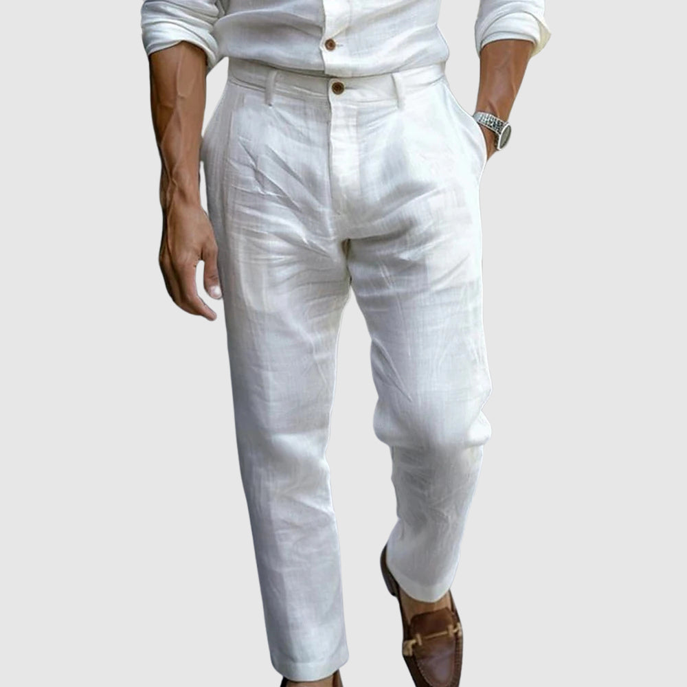 Lenoir™ | Pantalon en lin de luxe