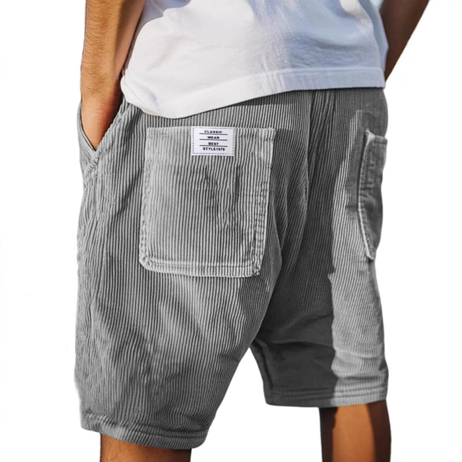 Lenoir™ | Pantalon court élégant en velours côtelé