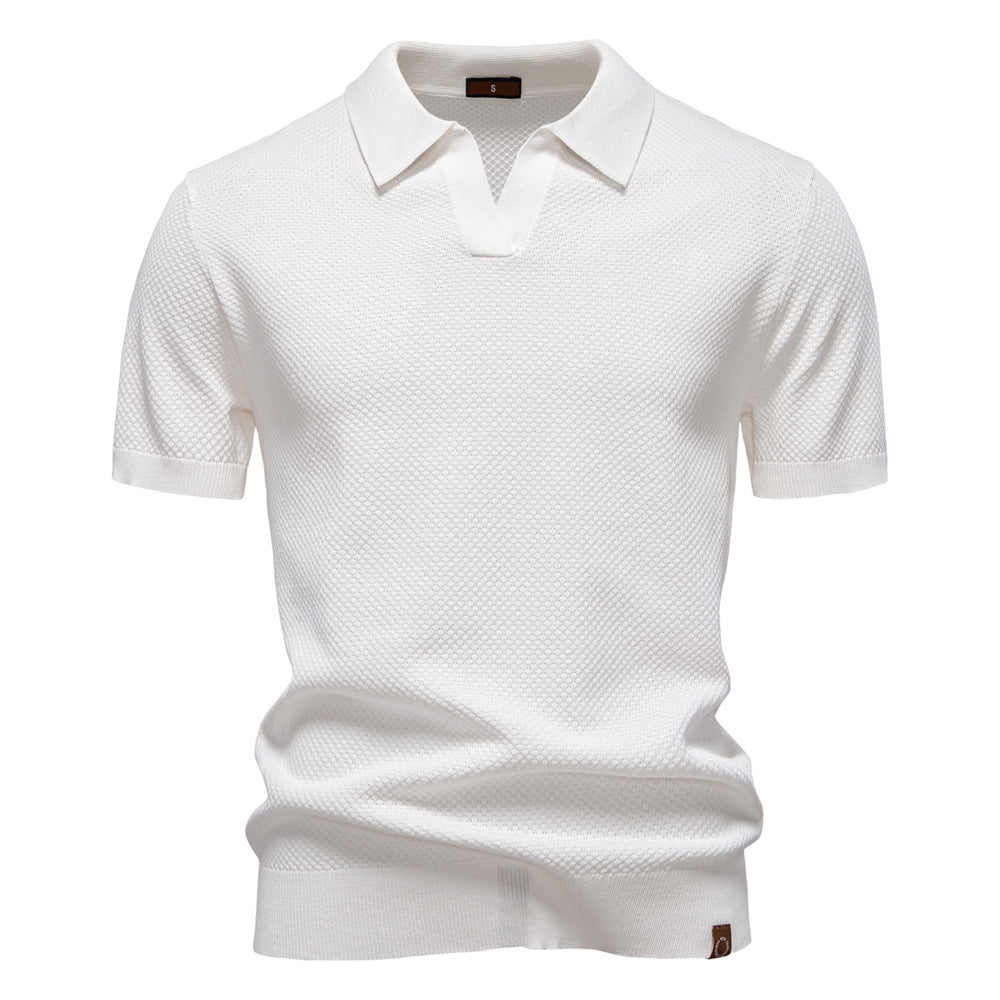 Lenoir™ | Polo élégant à manches courtes