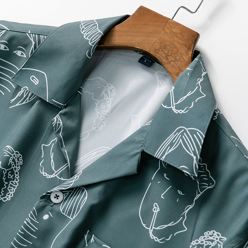 Cazel | Chemise imprimée à manches courtes
