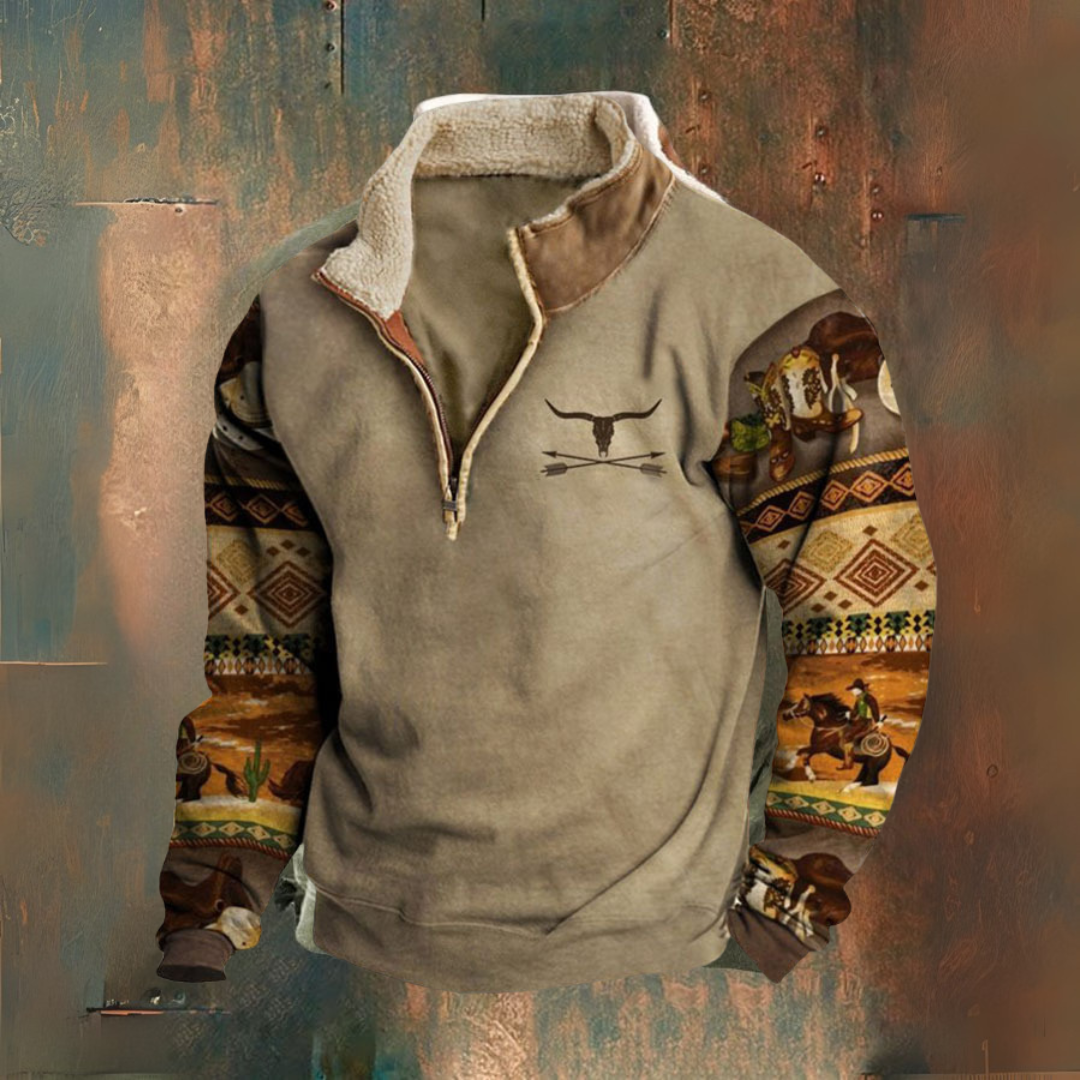 RODEO — Veste demi-zip d’automne-hiver