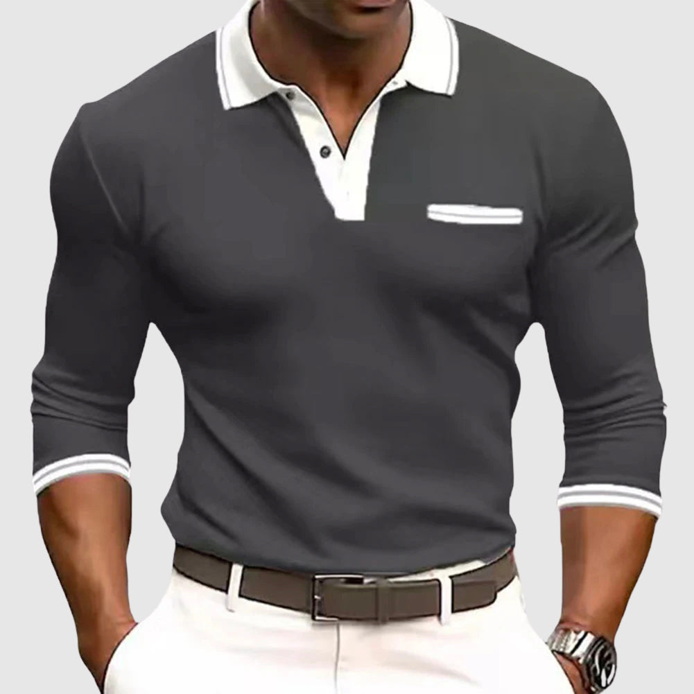 Cazel | Chemise à détails contrastés élégants