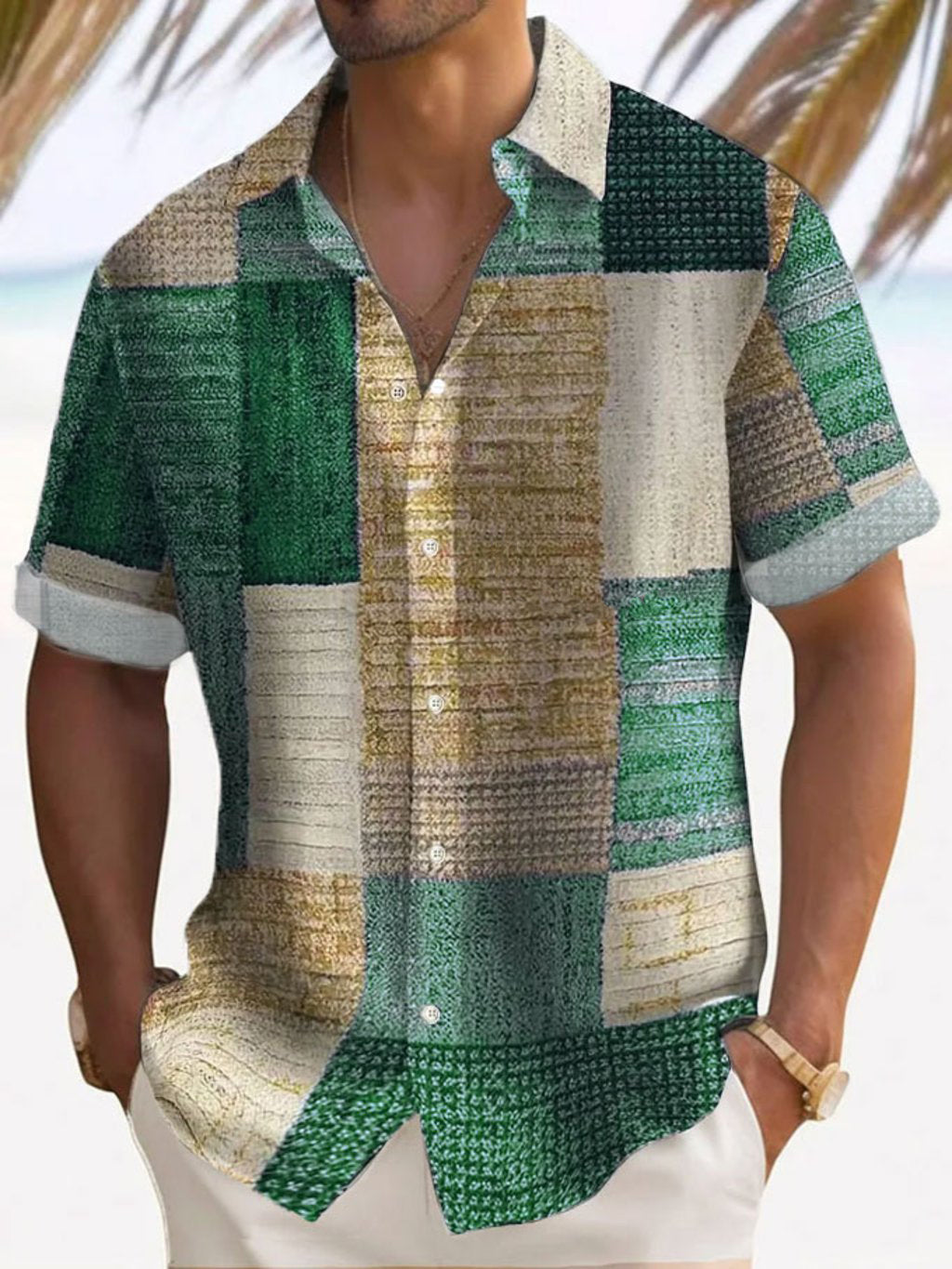 Cazel | Chemise élégante à manches courtes