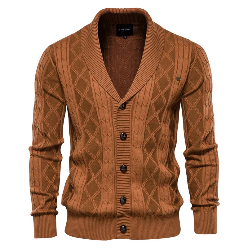 Lenoir™ | Cardigan pour Hommes avec Fermeture à Boutons