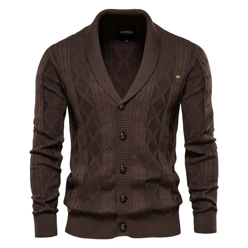Lenoir™ | Cardigan pour Hommes avec Fermeture à Boutons