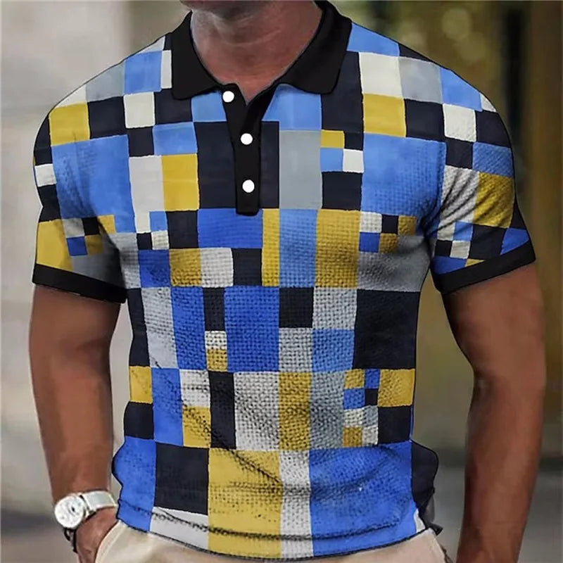 Lenoir™ | Polo à carreaux multicolore