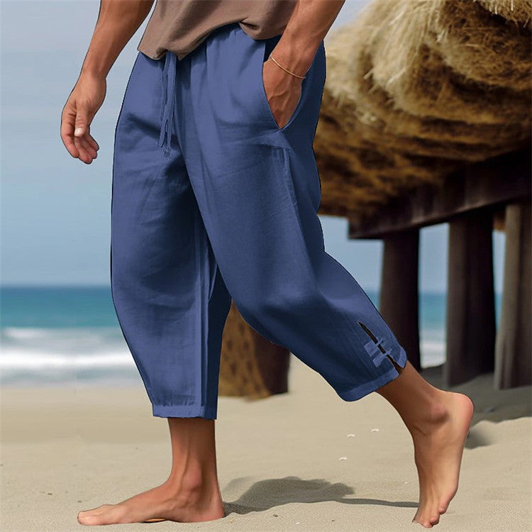 Lenoir™ | Pantalon d'été en lin confortable à taille élastique