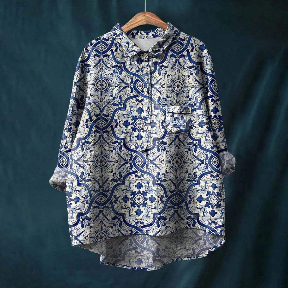 Santina™ | Chemise florale élégante