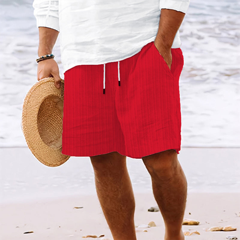 Lenoir™ | Pantalon court décontracté à taille élastique