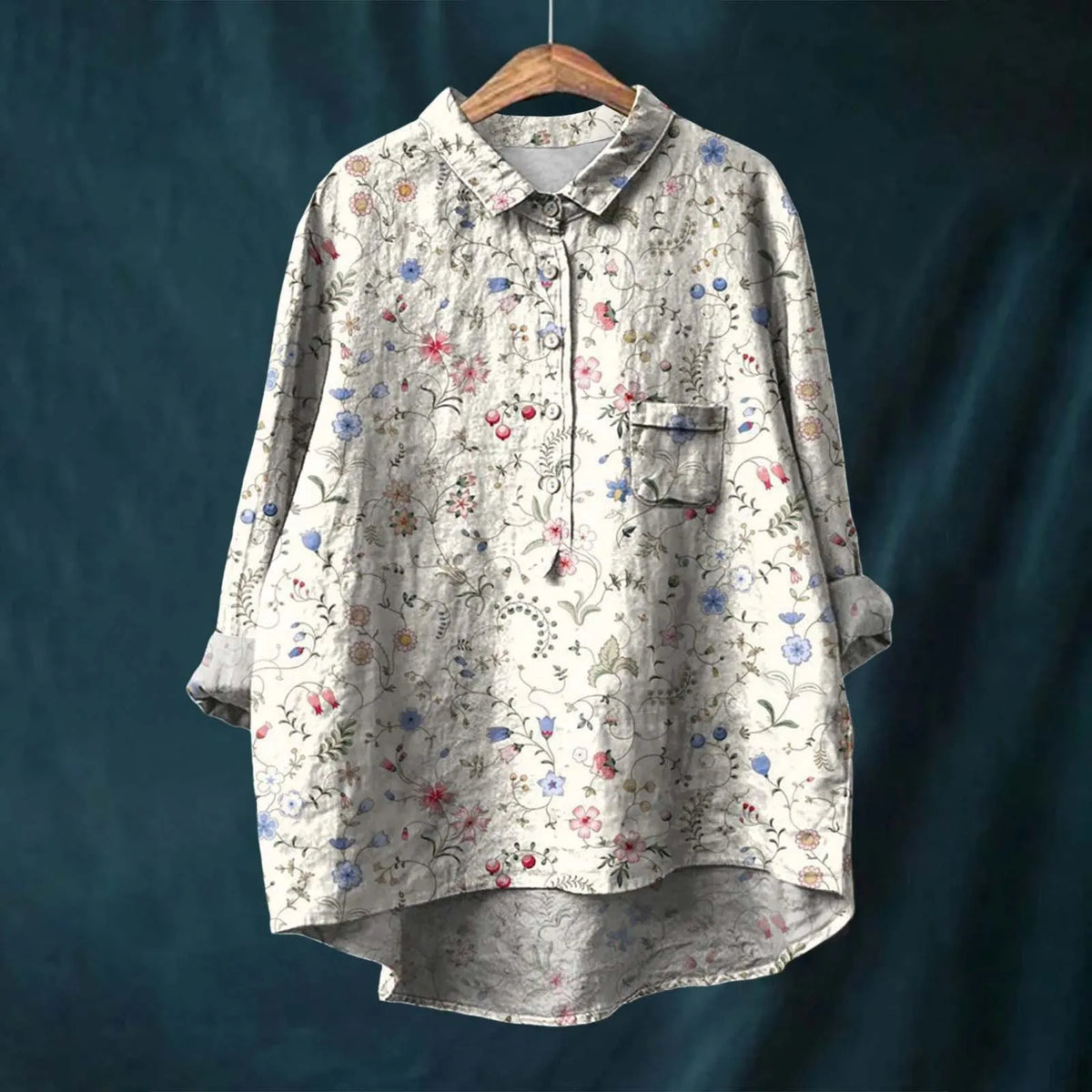 Santina™ | Chemise florale élégante