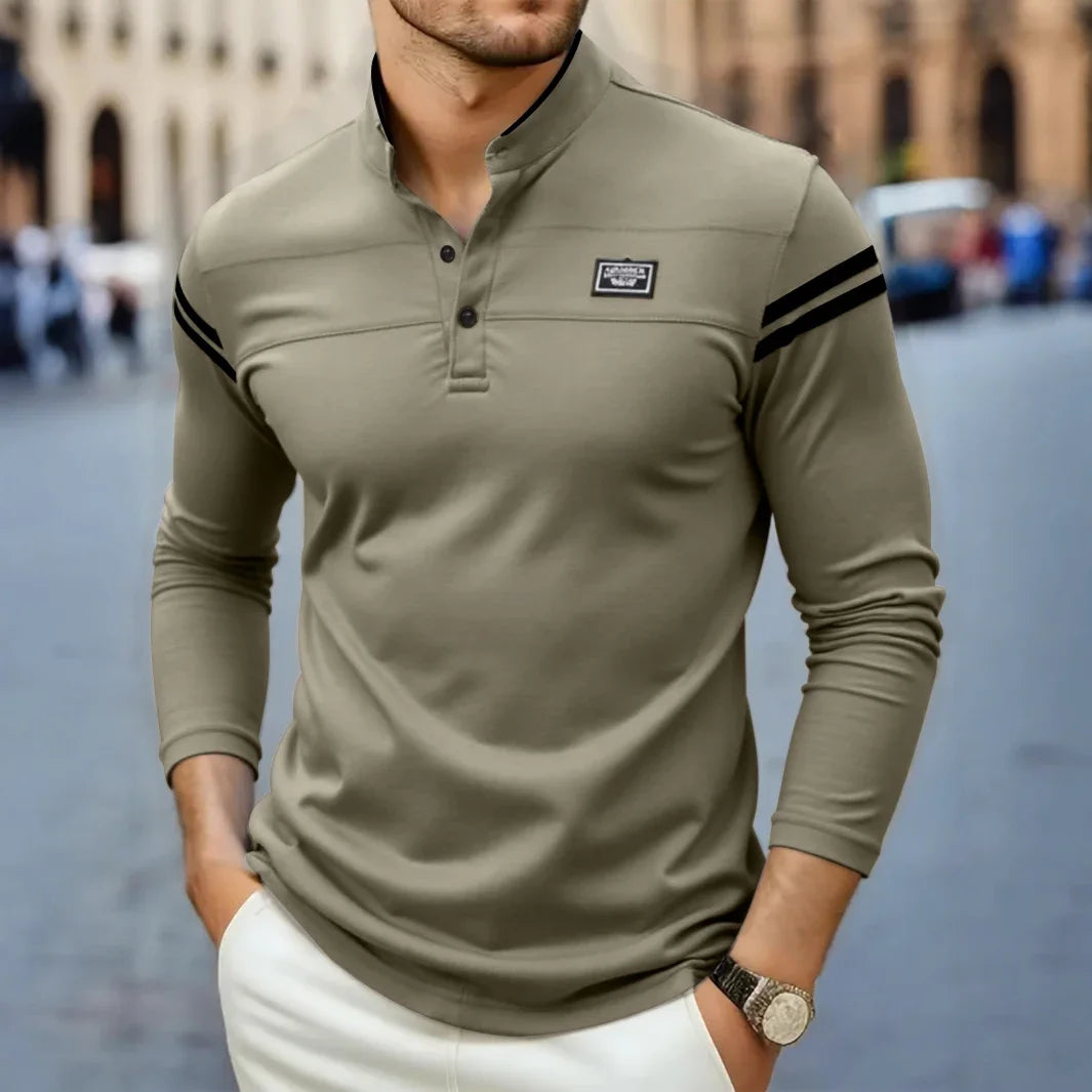 Lenoir™ | T-shirt moderne à manches longues pour homme