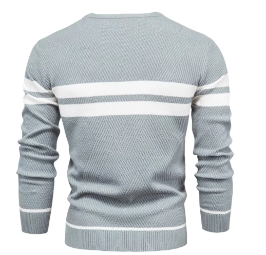 Cazel | Pull élégant pour hommes avec motif en chevrons