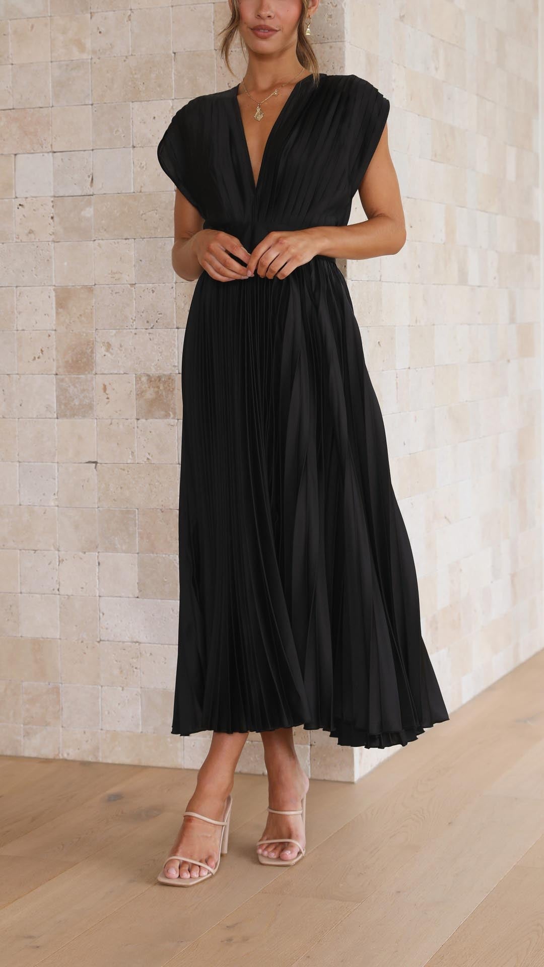 Cazel | Robe plissée élégante