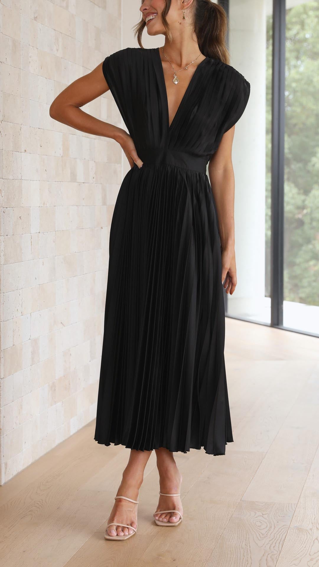 Cazel | Robe plissée élégante