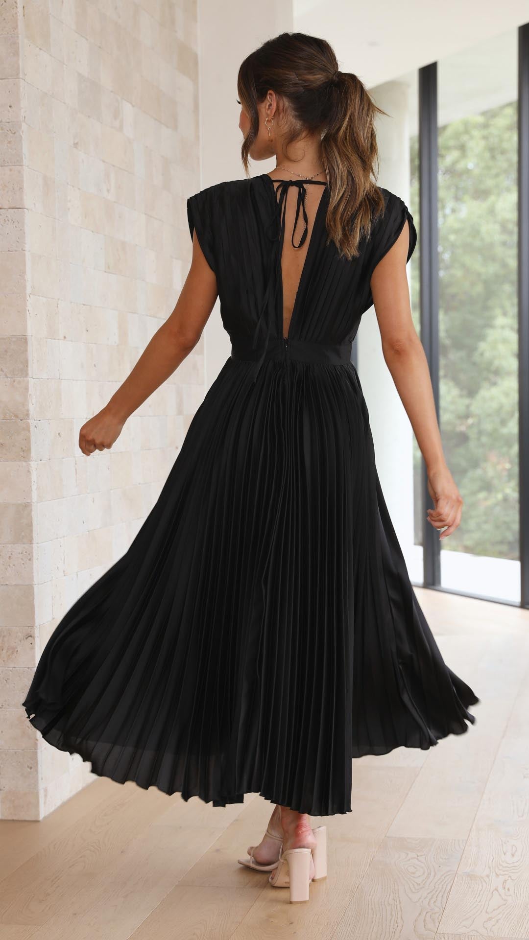 Cazel | Robe plissée élégante