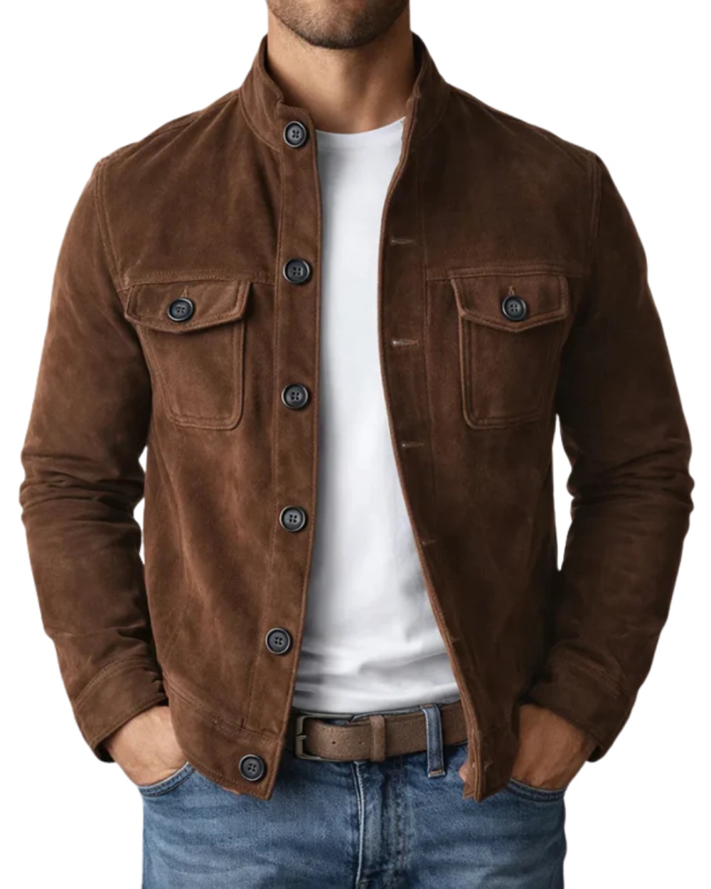 Cazel | Blouson bomber premium en daim