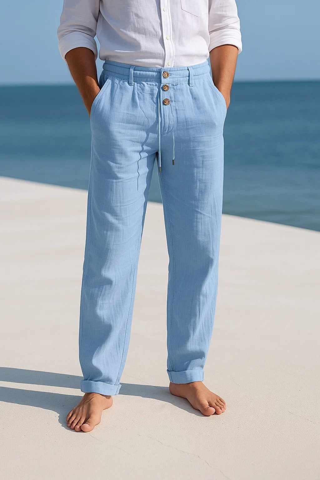 Cazel | Pantalon en lin élégant pour l’été