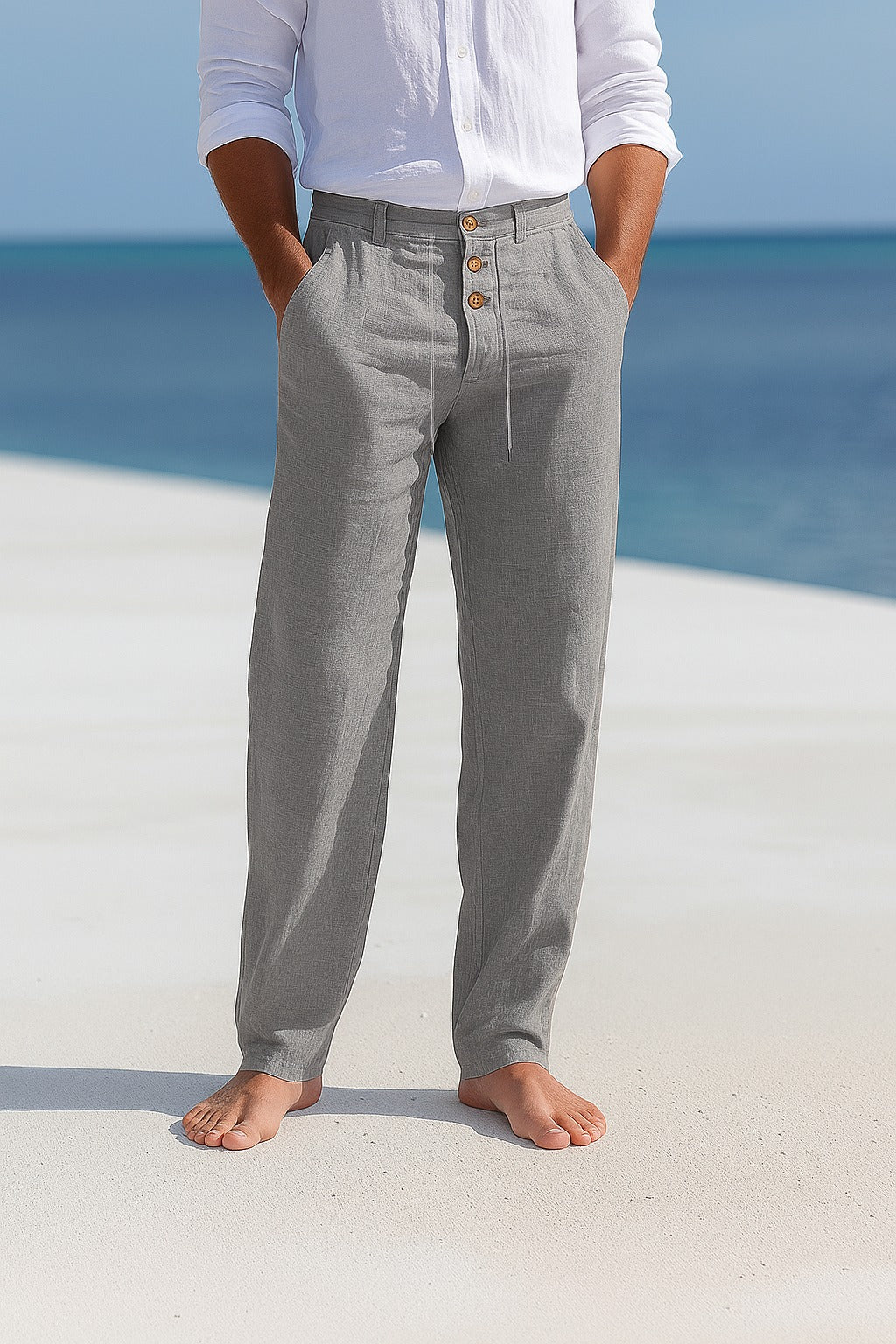 Cazel | Pantalon en lin élégant pour l’été