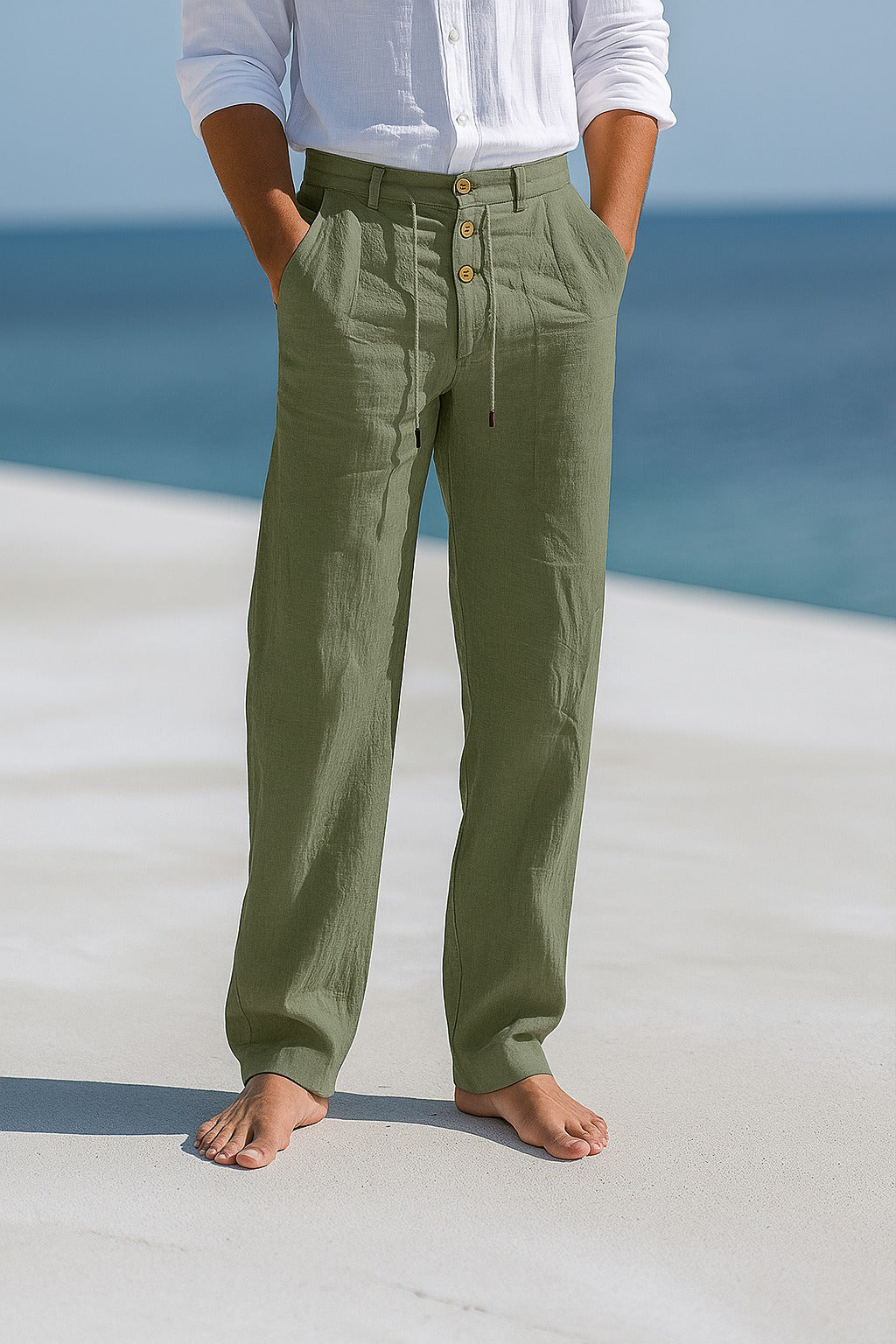 Cazel | Pantalon en lin élégant pour l’été