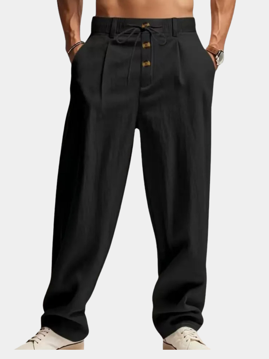 Cazel | Pantalon en lin au style décontracté