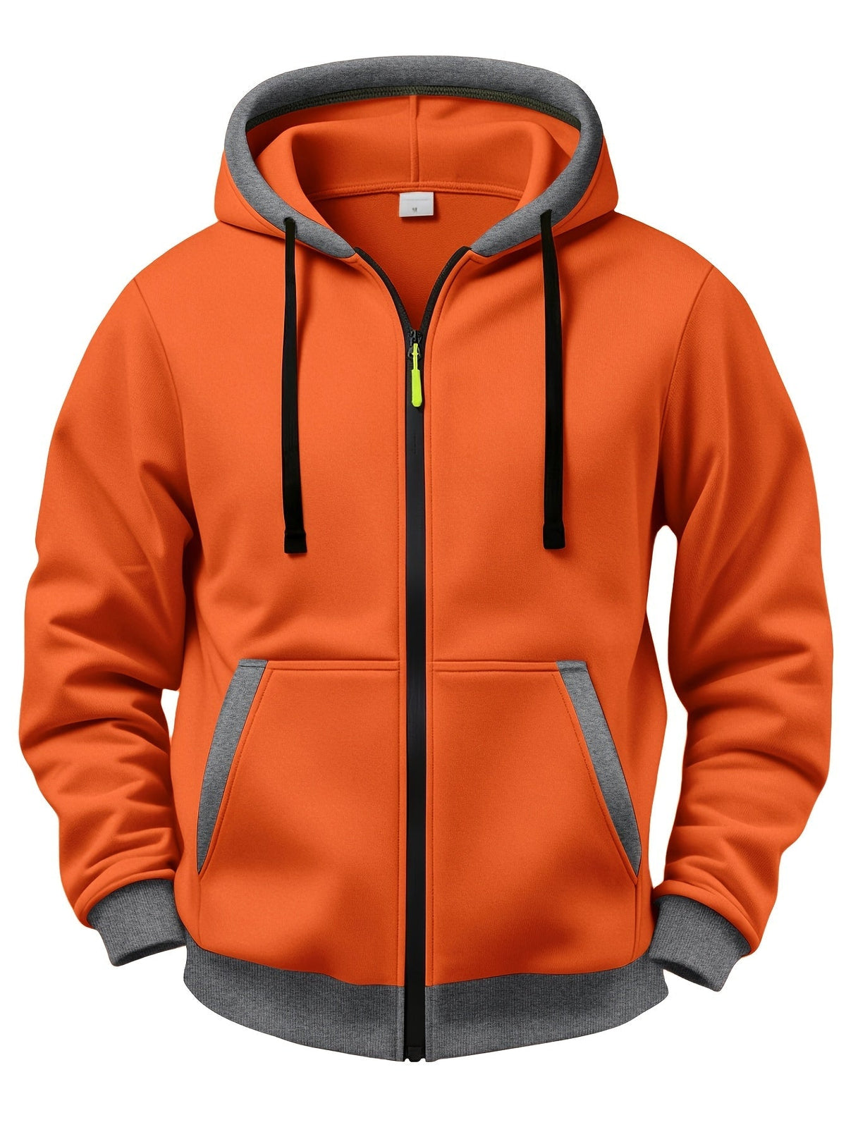 Cazel | Pull d’hiver décontracté à capuche, manches longues et fermeture éclair