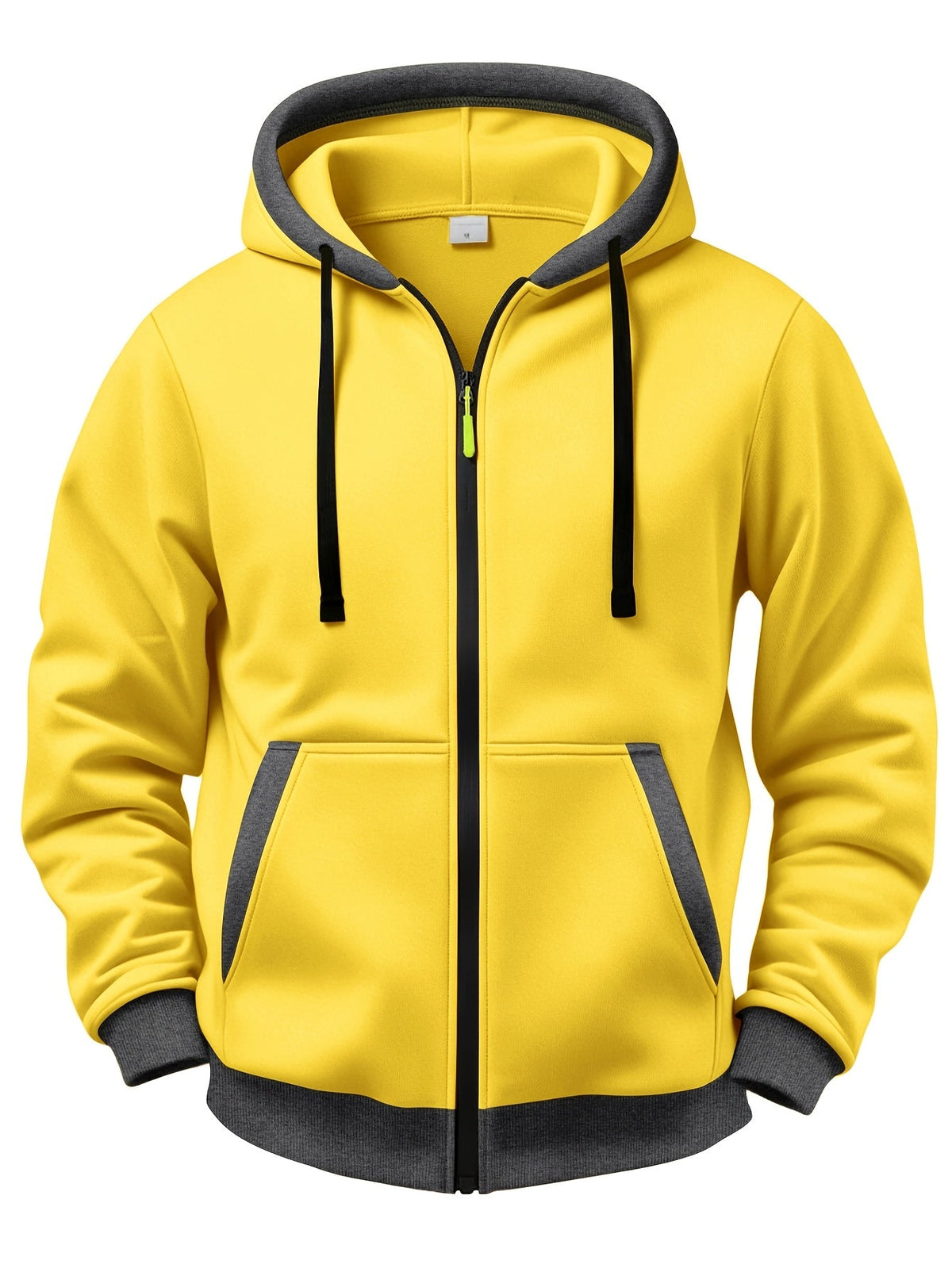 Cazel | Pull d’hiver décontracté à capuche, manches longues et fermeture éclair