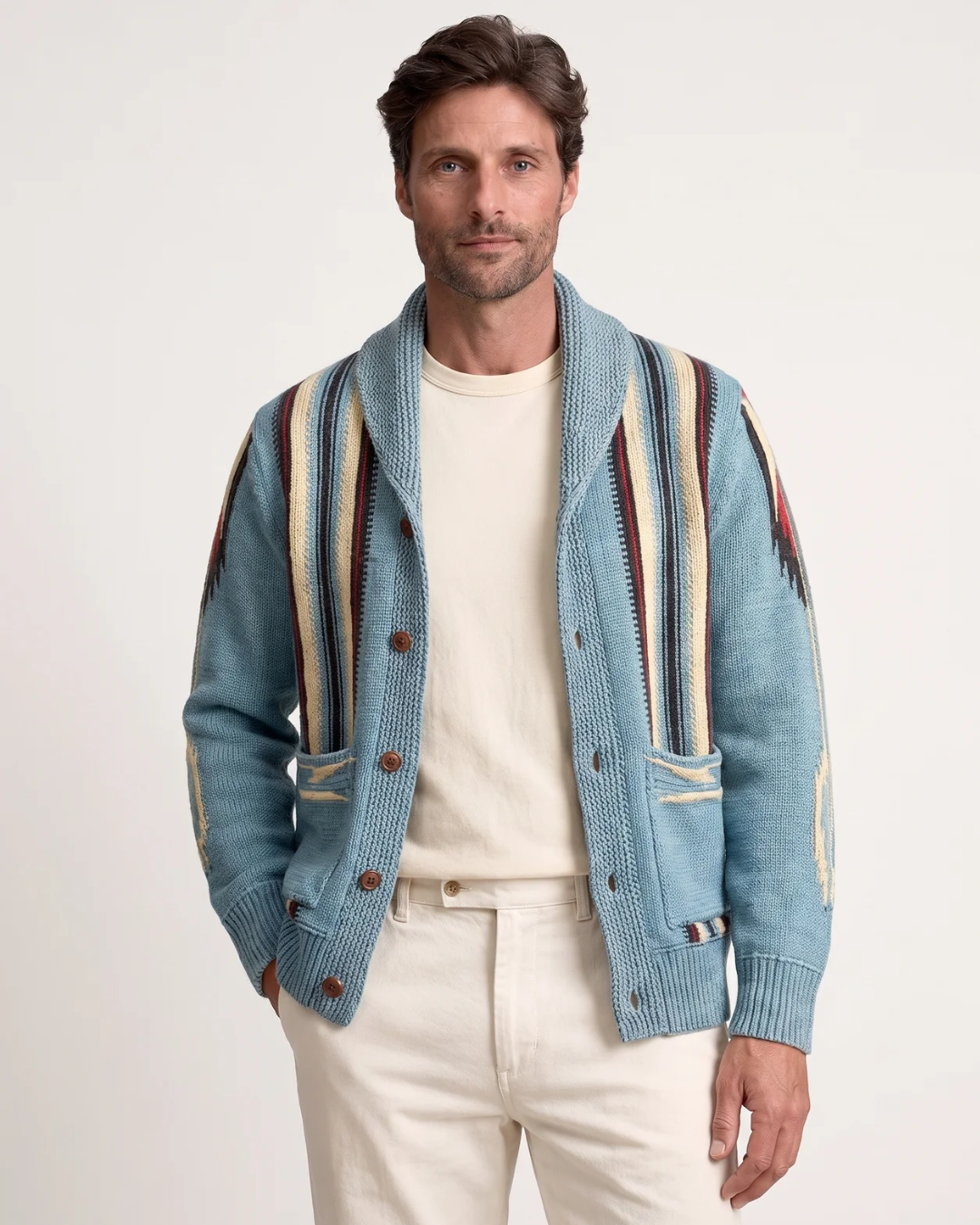 Cazel | Cardigan confortable en maille à col châle