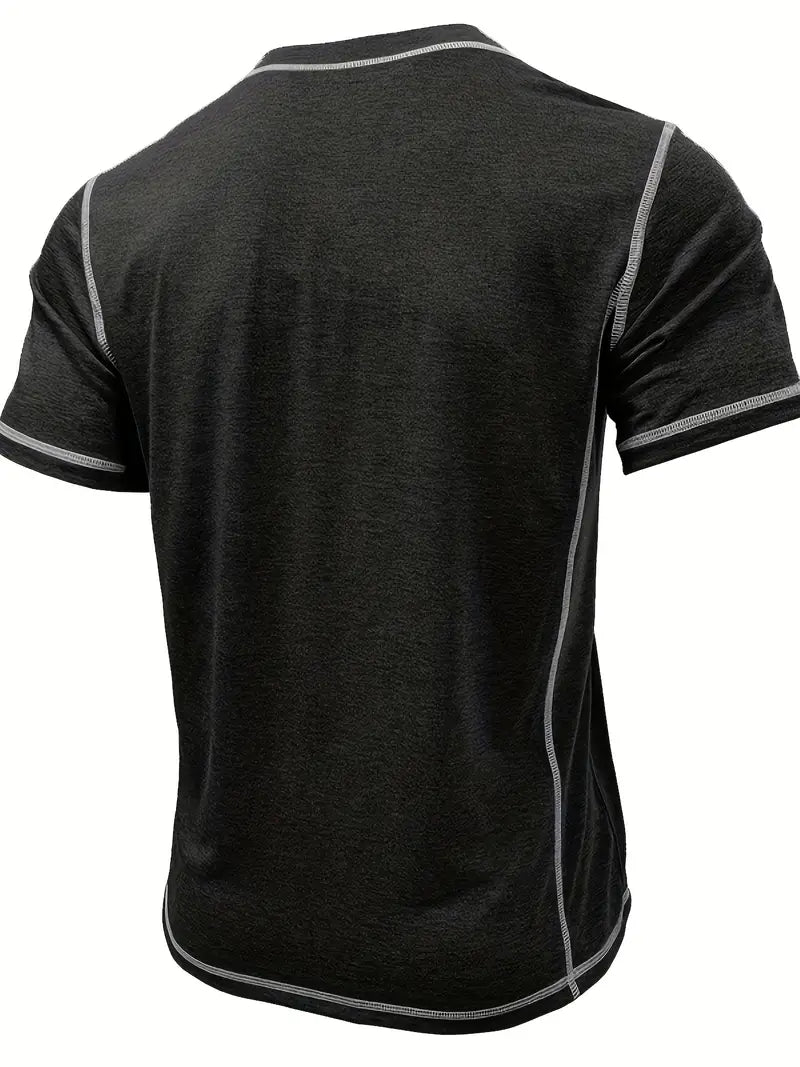 Lenoir™ | T-shirt à manches courtes boutonné