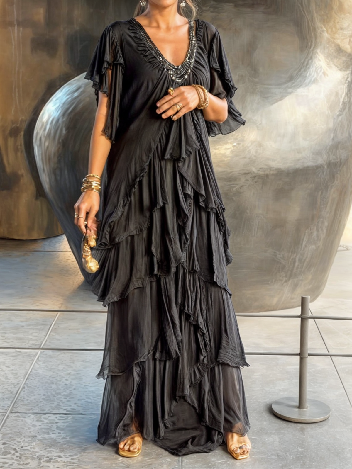 Lenoir™ | Robe Longue Élégante