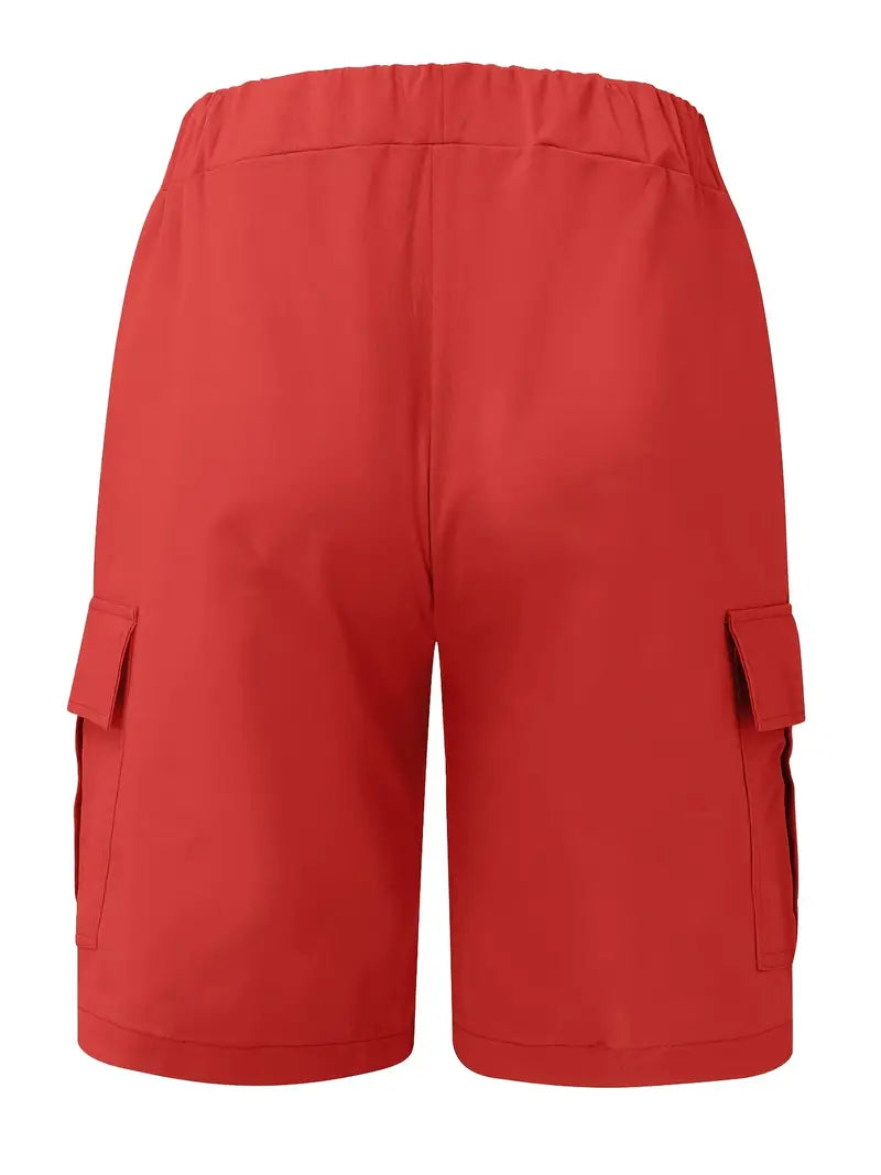 Lenoir™ | Short cargo décontracté à taille non élastique avec cordon