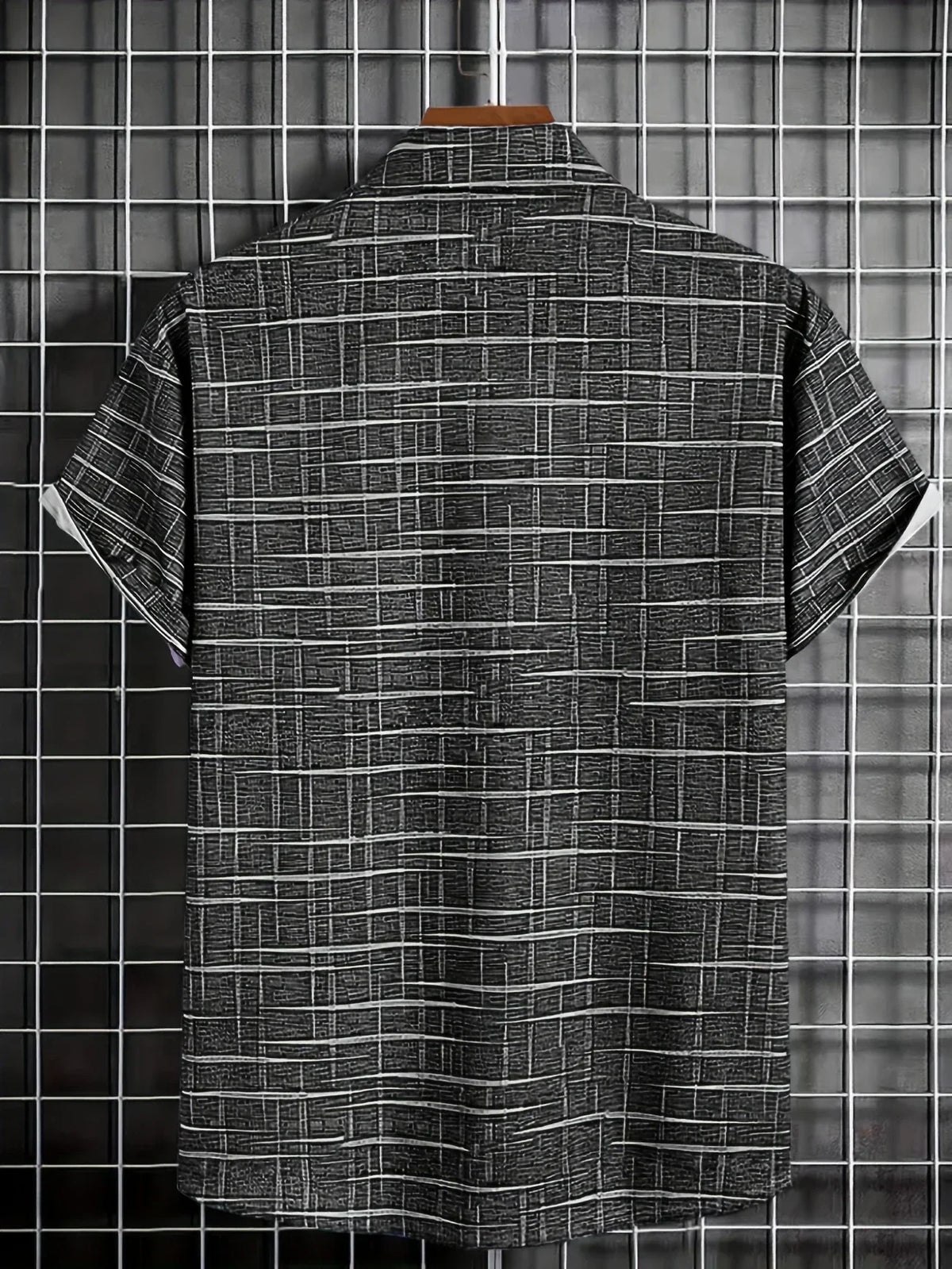 Cazel | Chemise élégante à motif rayé et à carreaux