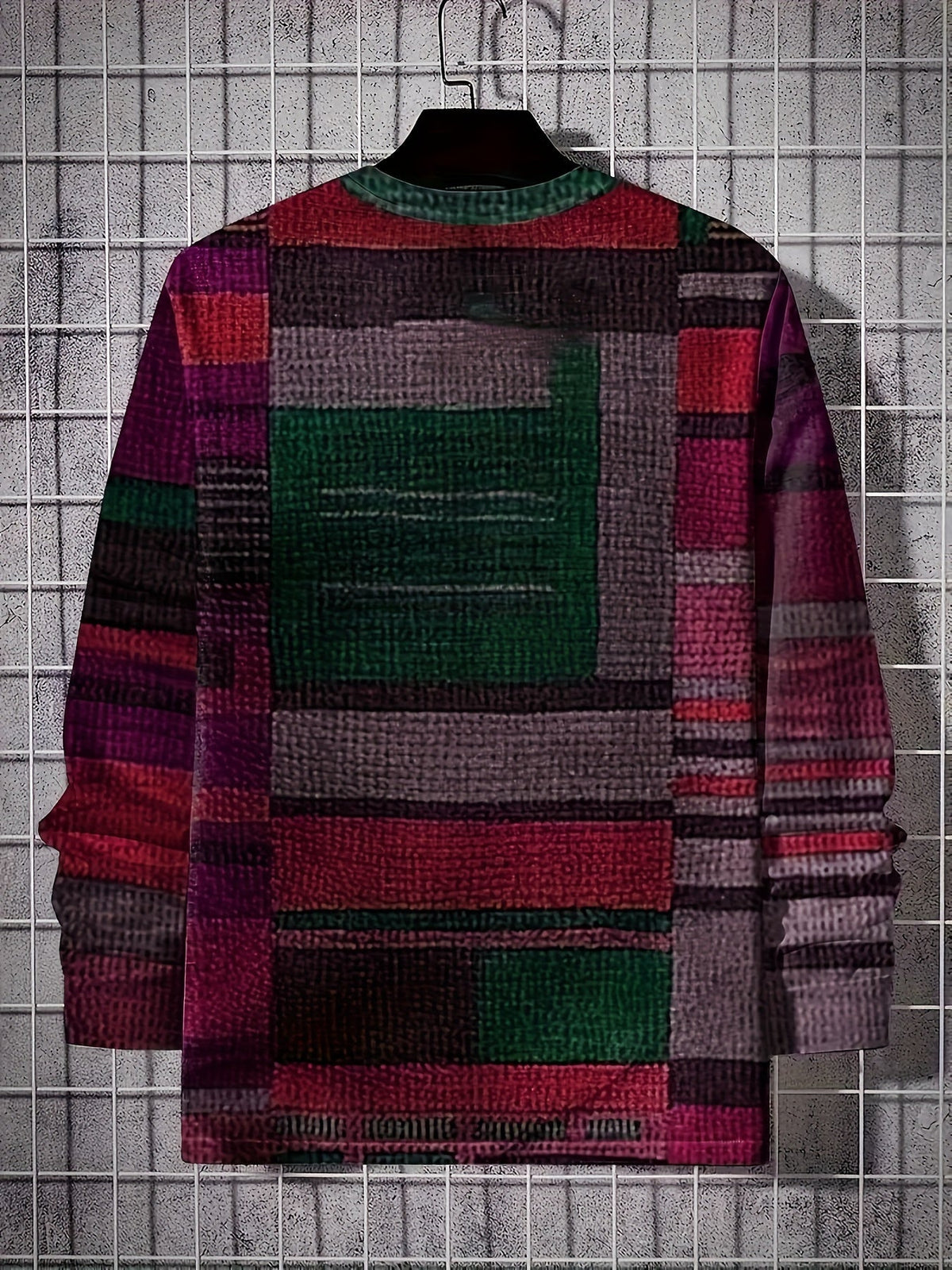 Lenoir™ | T-shirt à manches longues avec motif color block
