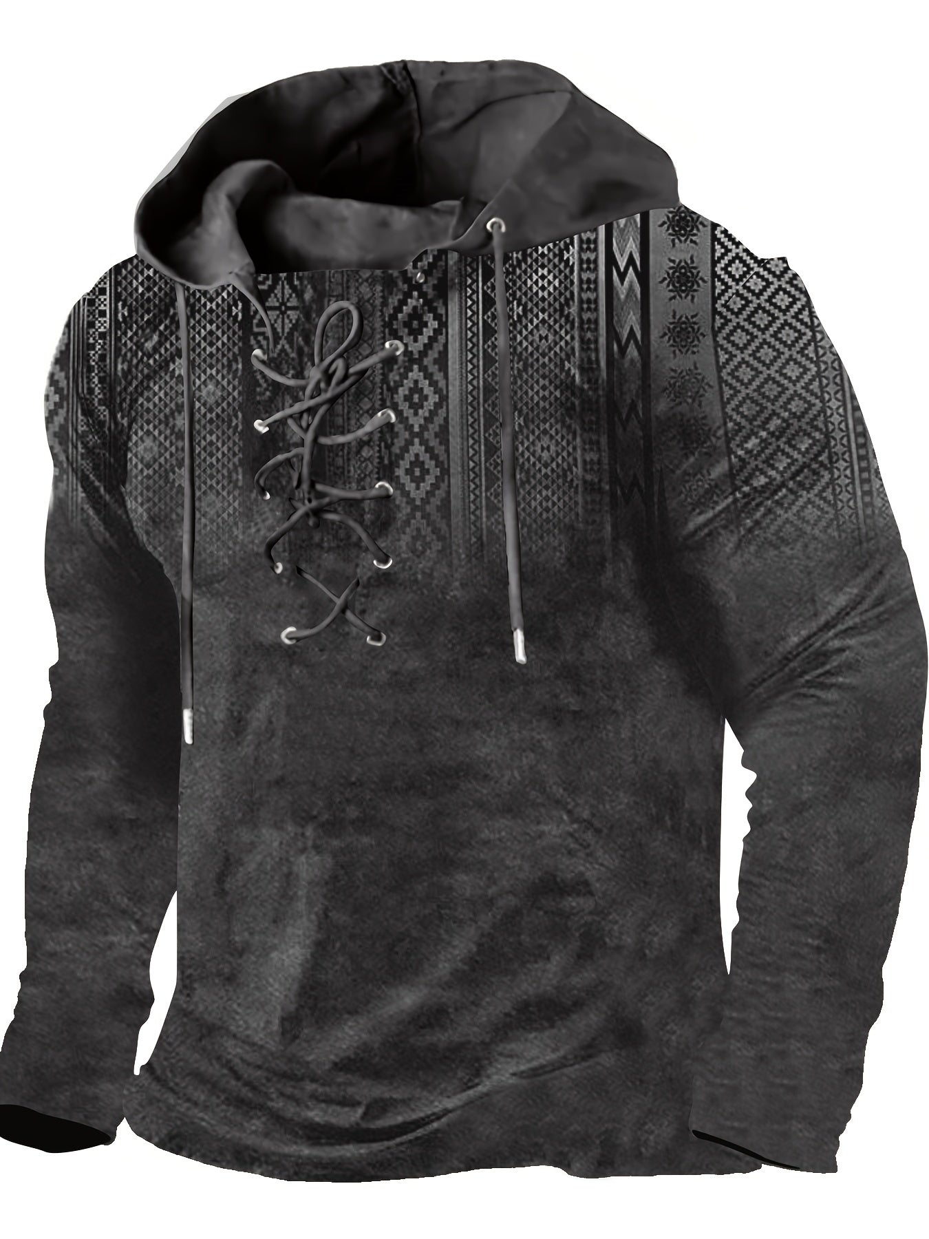 Lenoir™ | Sweat à capuche décontracté avec impression 3D