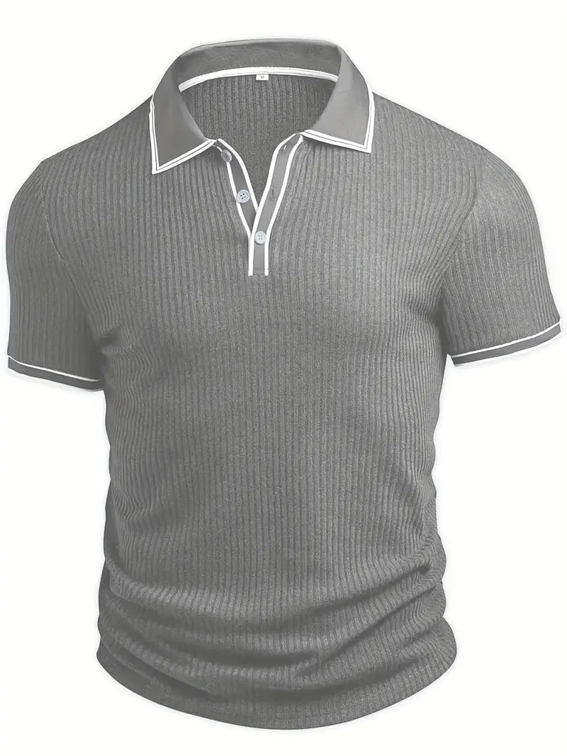 Lenoir™ | Polo texturé sur mesure au flair méditerranéen