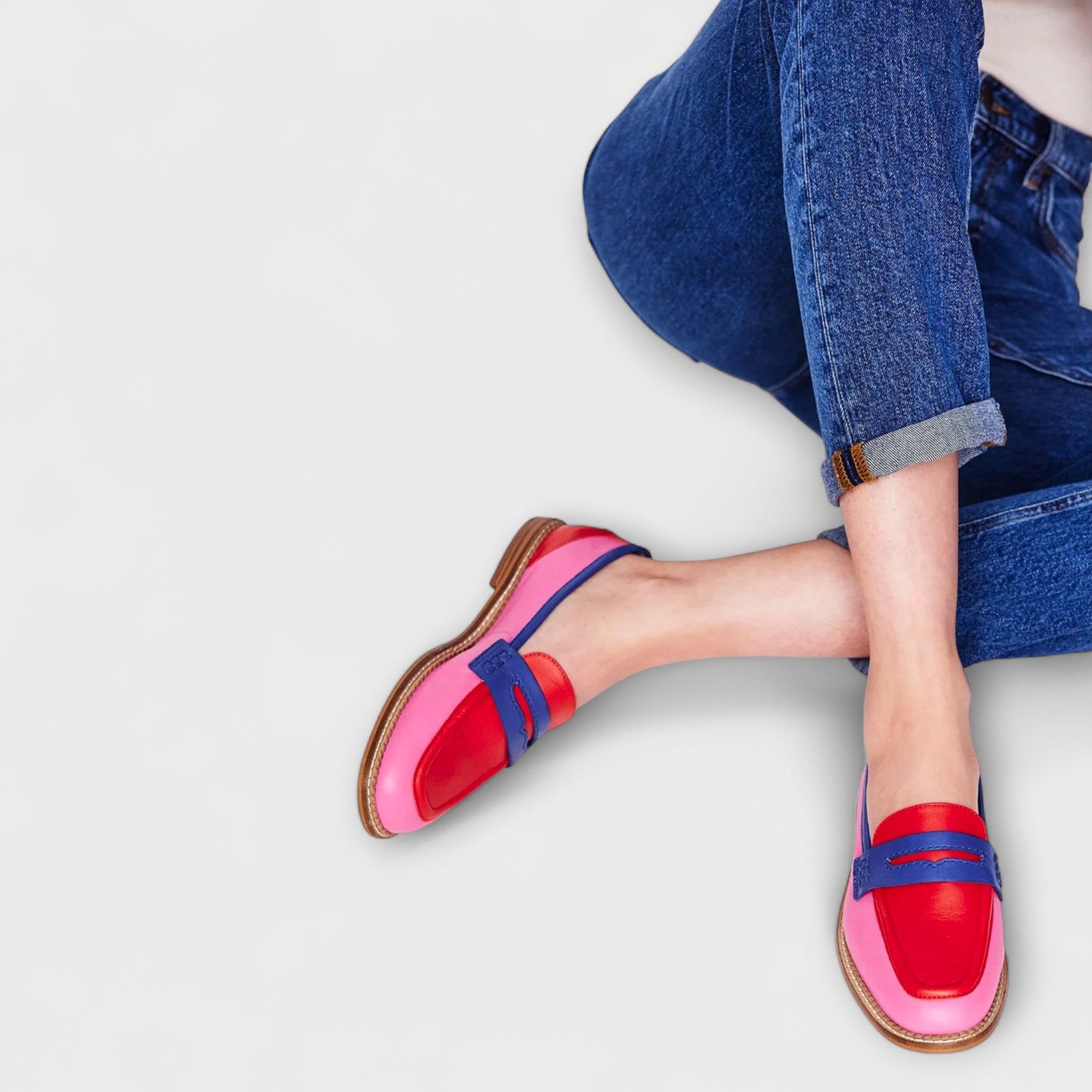 Lenoir™ | Patchwork coloré avec bout rond