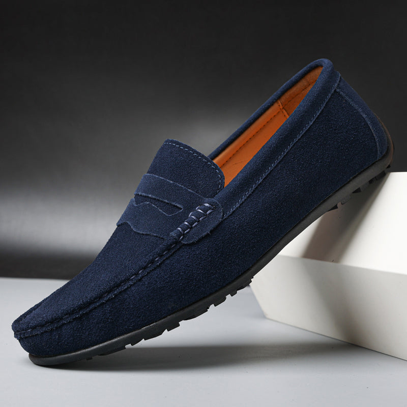 Cazel | Mocassins rétro en daim pour homme